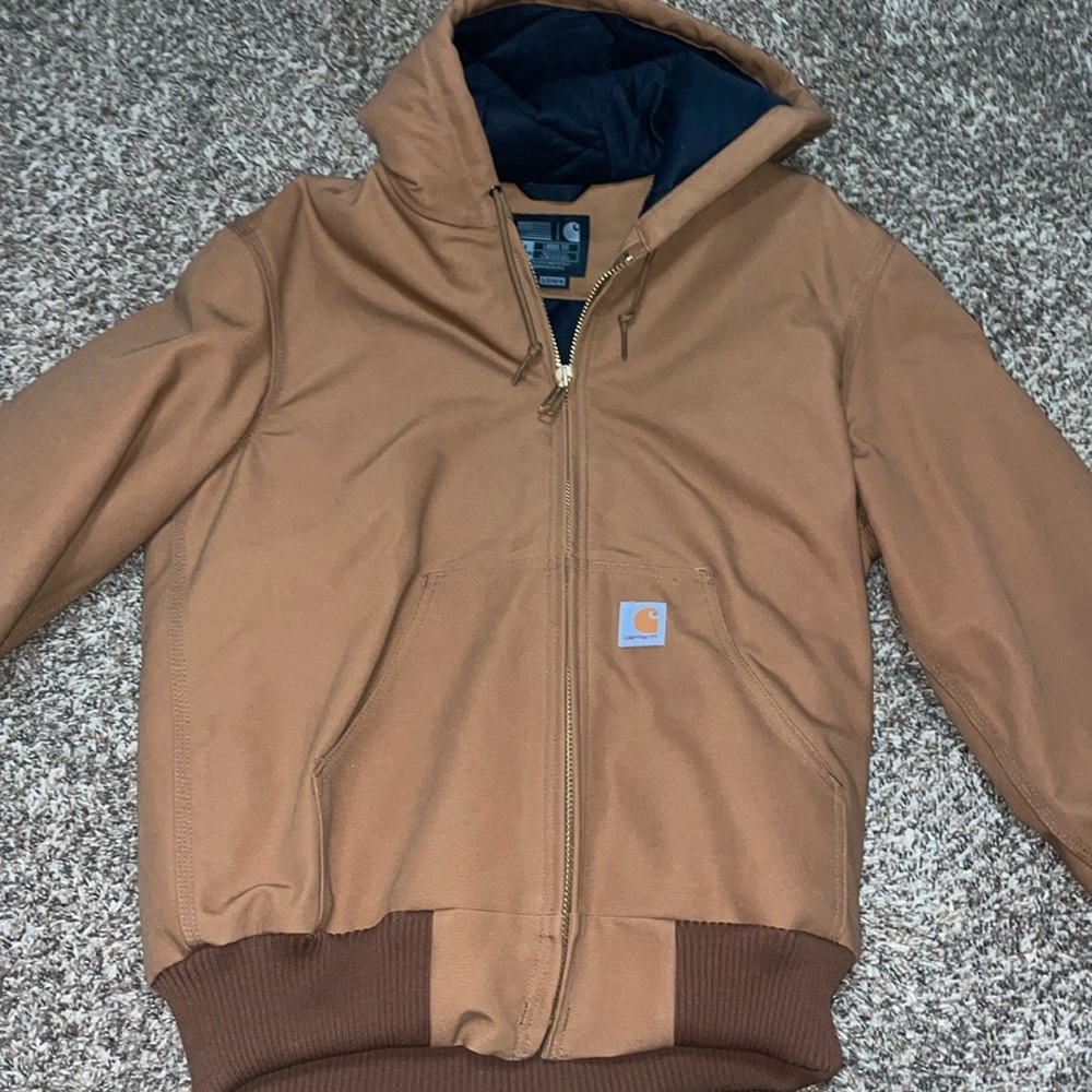I never have anywhere to wear this too, it’s a small, and it is brown.
